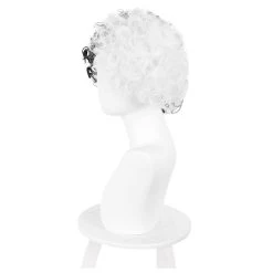 NewCosplay Cruella De Vil Cruella Heat Resistant Synthetic Hair Carnival Halloween Party Props Cosplay Wig