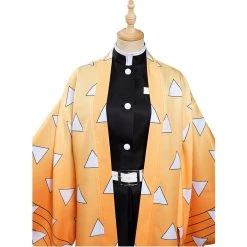 NewCosplay Demon Slayer: Kimetsu No Yaiba Agatsuma Zenitsu Kimono Comic Con Cosplay Costume New Arrivals 16 NewCosplay Demon Slayer: Kimetsu No Yaiba Agatsuma Zenitsu Kimono Comic Con Cosplay Costume New Arrivals