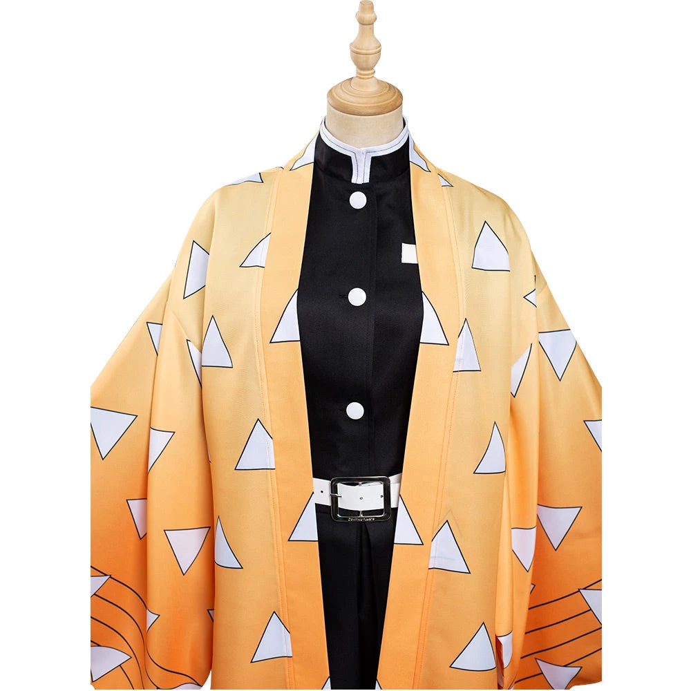 NewCosplay Demon Slayer: Kimetsu No Yaiba Agatsuma Zenitsu Kimono Comic Con Cosplay Costume New Arrivals 9 NewCosplay Demon Slayer: Kimetsu No Yaiba Agatsuma Zenitsu Kimono Comic Con Cosplay Costume New Arrivals