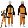 NewCosplay Naruto-Uzumaki Naruto Kids Children Halloween Carnival Cosplay Costume