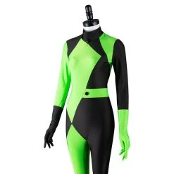 NewCosplay New Arrivals Kim Possible Shego Adult Jumpsuit Halloween Carnival Suit Outfits Cosplay Costume