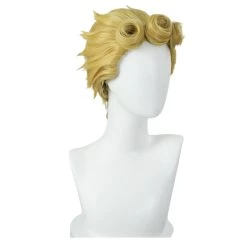 NewCosplay JoJo‘s Bizarre Adventure Golden Wind Giorno Giovanna Hair Carnival Halloween Party Props Cosplay Wig