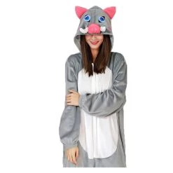 NewCosplay Demon Slayer ·Hashibira Inosuke Onesies Pajama Men Women Sleepwear Pyjamas Christmas Halloween Costume Cosplay Costume New Arrivals