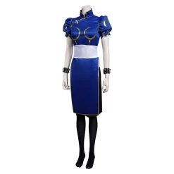 NewCosplay Street Fighter SF Chun Li Cheongsam Dress Outfits Halloween Carnival Suit Cosplay Costume New Arrivals