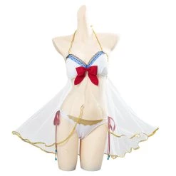 NewCosplay New Arrivals Game Princess Connect! Re:Dive Pecorine Eustiana Von Astraea Swimsuit Summer Sexy Swimwear Cosplay Costume 14 NewCosplay New Arrivals Game Princess Connect! Re:Dive Pecorine Eustiana Von Astraea Swimsuit Summer Sexy Swimwear Cosplay Costume