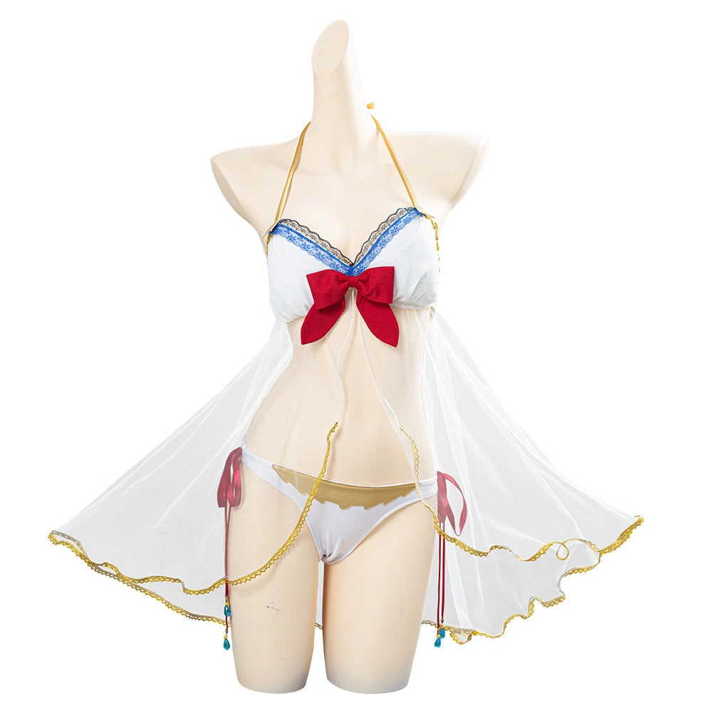 NewCosplay New Arrivals Game Princess Connect! Re:Dive Pecorine Eustiana Von Astraea Swimsuit Summer Sexy Swimwear Cosplay Costume 4 NewCosplay New Arrivals Game Princess Connect! Re:Dive Pecorine Eustiana Von Astraea Swimsuit Summer Sexy Swimwear Cosplay Costume
