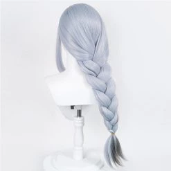 NewCosplay Genshin Impact Shen He Heat Resistant Synthetic Hair Carnival Halloween Party Props Cosplay Wig