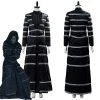 NewCosplay New Arrivals The Witcher Yennefer Of Vengerberg Blouse Trousers Set Stripe Black Thin Coat Cosplay Costume 2 NewCosplay New Arrivals The Witcher Yennefer Of Vengerberg Blouse Trousers Set Stripe Black Thin Coat Cosplay Costume