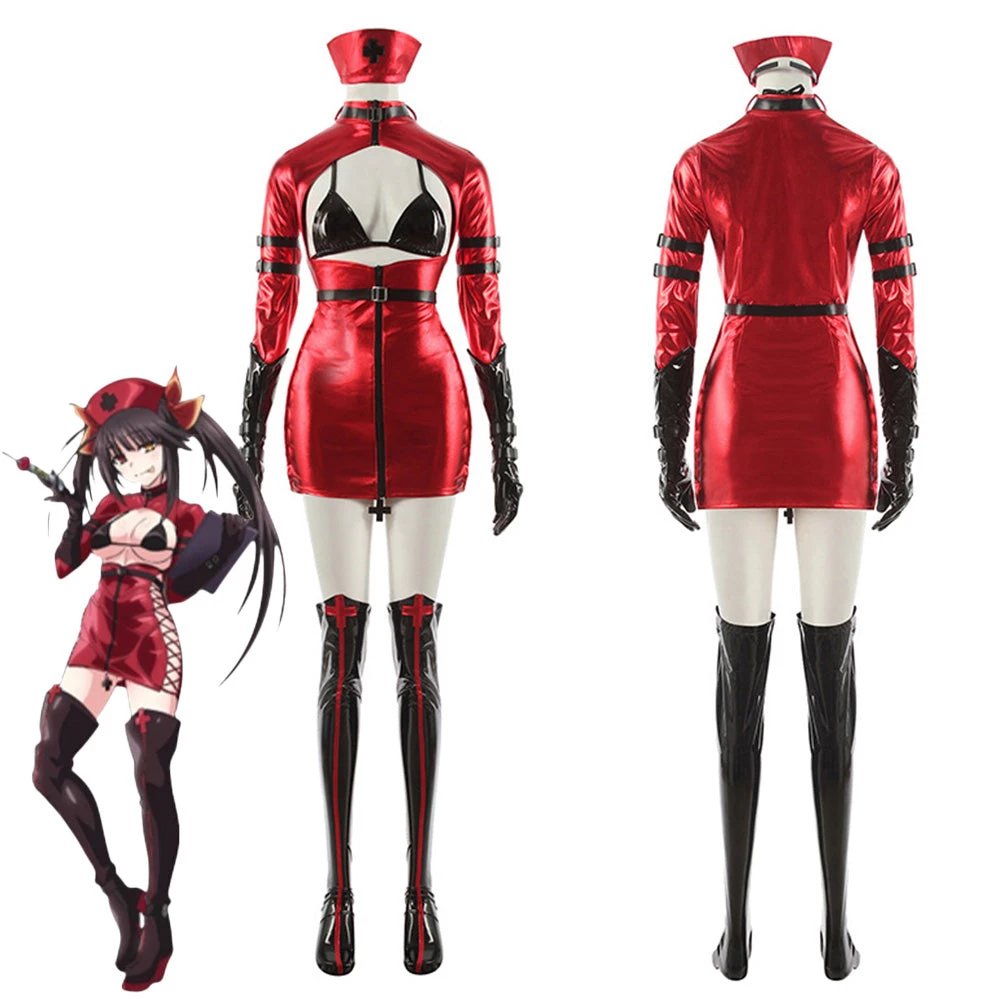 NewCosplay Anime Date A Bullet Tokisaki Kurumi Women Girls Nurse Uniform Outfits Halloween Carnival Costume Cosplay Costume New Arrivals 3 NewCosplay Anime Date A Bullet Tokisaki Kurumi Women Girls Nurse Uniform Outfits Halloween Carnival Costume Cosplay Costume New Arrivals