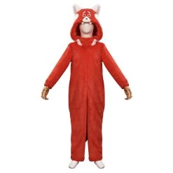 NewCosplay Kids Children Turning Red Mei Jumpsuit Sleepwear Cosplay Costume