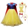 NewCosplay New Arrivals Snow White And The Seven Dwarfs Snow White Dress Kids Children Cosplay Costume 1 NewCosplay New Arrivals Snow White And The Seven Dwarfs Snow White Dress Kids Children Cosplay Costume