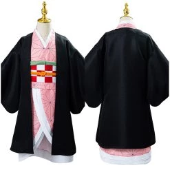 NewCosplay Kids Children Demon Slayer Kimetsu No Yaiba Kamado Nezuko Uniform Outfit Anime Cosplay Costume 25 NewCosplay Kids Children Demon Slayer Kimetsu No Yaiba Kamado Nezuko Uniform Outfit Anime Cosplay Costume