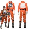 NewCosplay Star Wars Luke Skywalker Pilot Jumpsuit Halloween Carnival Suit Cosplay Costume New Arrivals