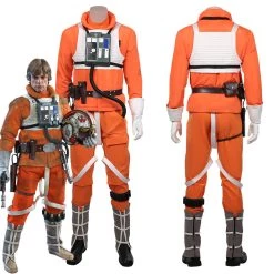 NewCosplay Star Wars Luke Skywalker Pilot Jumpsuit Halloween Carnival Suit Cosplay Costume New Arrivals