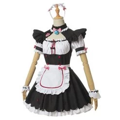 NewCosplay New Arrivals Nekopara Chocola Vanilla Women Sexy Cat Maid Servant Dress Cosplay Costume