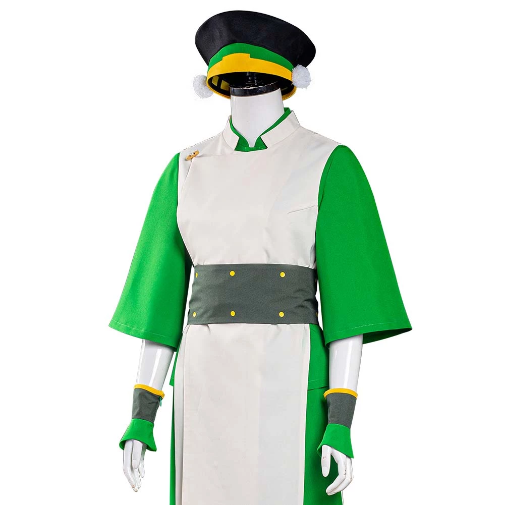 NewCosplay Avatar: The Last Airbender Toph Bengfang Halloween Carnival Suit Cosplay Costume 9 NewCosplay Avatar: The Last Airbender Toph Bengfang Halloween Carnival Suit Cosplay Costume