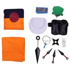 NewCosplay New Arrivals NARUTO ·Naruto Uzumaki KIds Children Top Pants Outfits Halloween Carnival Suit Cosplay Costume