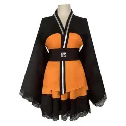 NewCosplay Uzumaki Naruto Kimono Halloween Carnival Suit Cosplay Costume Anime Costume