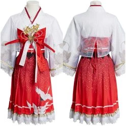 Cossky Game Naraka: Bladepoint -Kurumi Cosplay Costume Halloween Carnival Suit New Arrivals