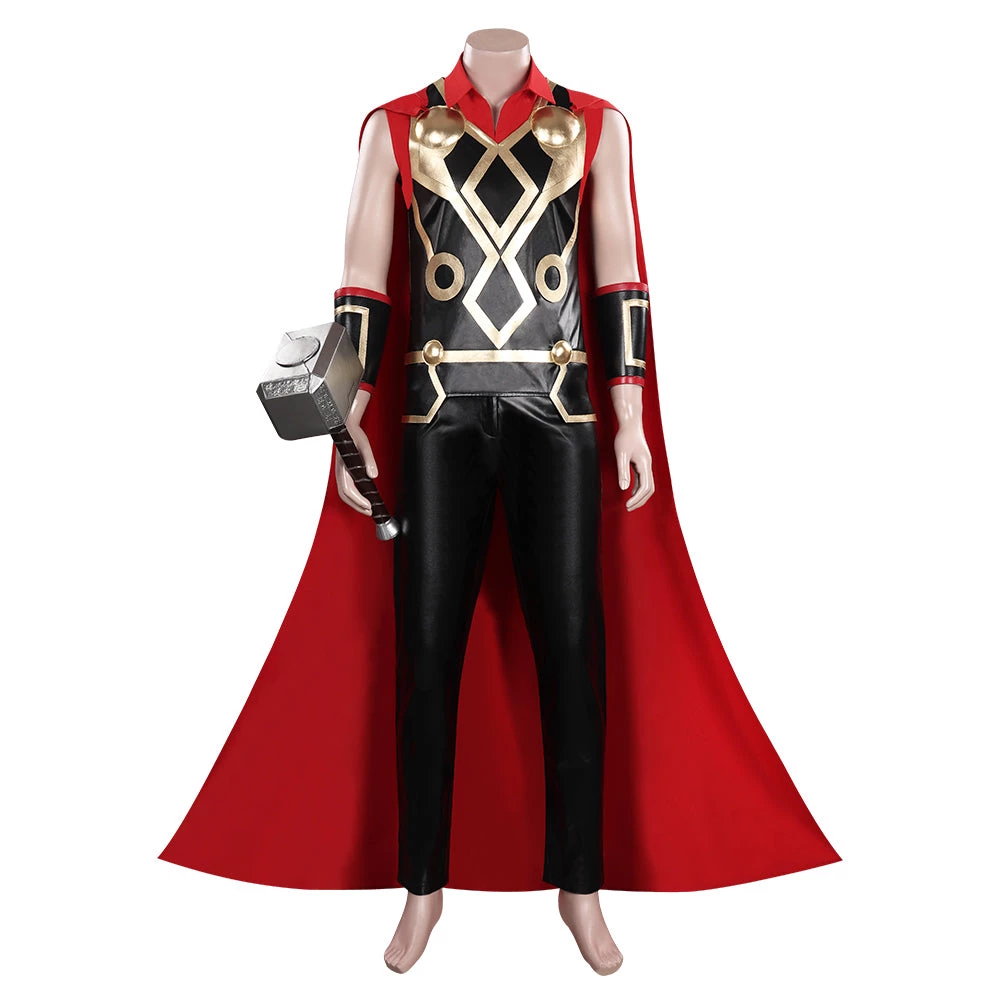 NewCosplay What If Thor Outfit Halloween Carnival Suit Cosplay Costume 4 NewCosplay What If Thor Outfit Halloween Carnival Suit Cosplay Costume