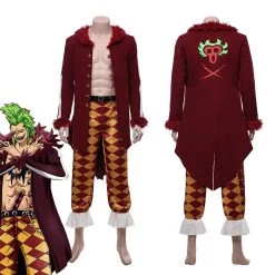 NewCosplay One Piece：Pirate Warriors 4 Bartolomeo Halloween Carnival Costume Cosplay Costume New Arrivals