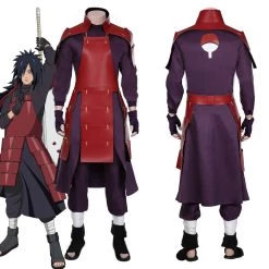NewCosplay NARUTO-Uchiha Madara Top Pants Outfits Halloween Carnival Suit Cosplay Costume