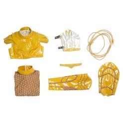 NewCosplay Wonder Woman 1984 Gold Jumpsuit Battle Suit WW84 Cosplay Costume New Arrivals