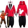 NewCosplay New Arrivals Game STAR SMASH Yu Red Braves Coat Pants Outfits Halloween Carnival Suit Cosplay Costume