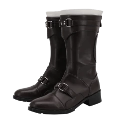 NewCosplay Final Fantasy VII Remake Leslie Kyle Boots Halloween Costumes Accessory Cosplay Shoes