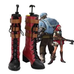 New Cosplaysky OW Overwatch Ashe Elizabeth Caledonia Boots Halloween Carnival Shoes Cosplay Shoes