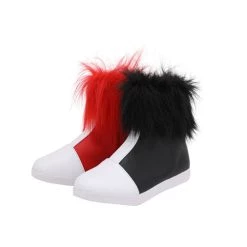 New Cosplaysky 2019 Anime Harley Quinn Boots Costume Props Halloween Carnival Party Shoes Cosplay Shoes