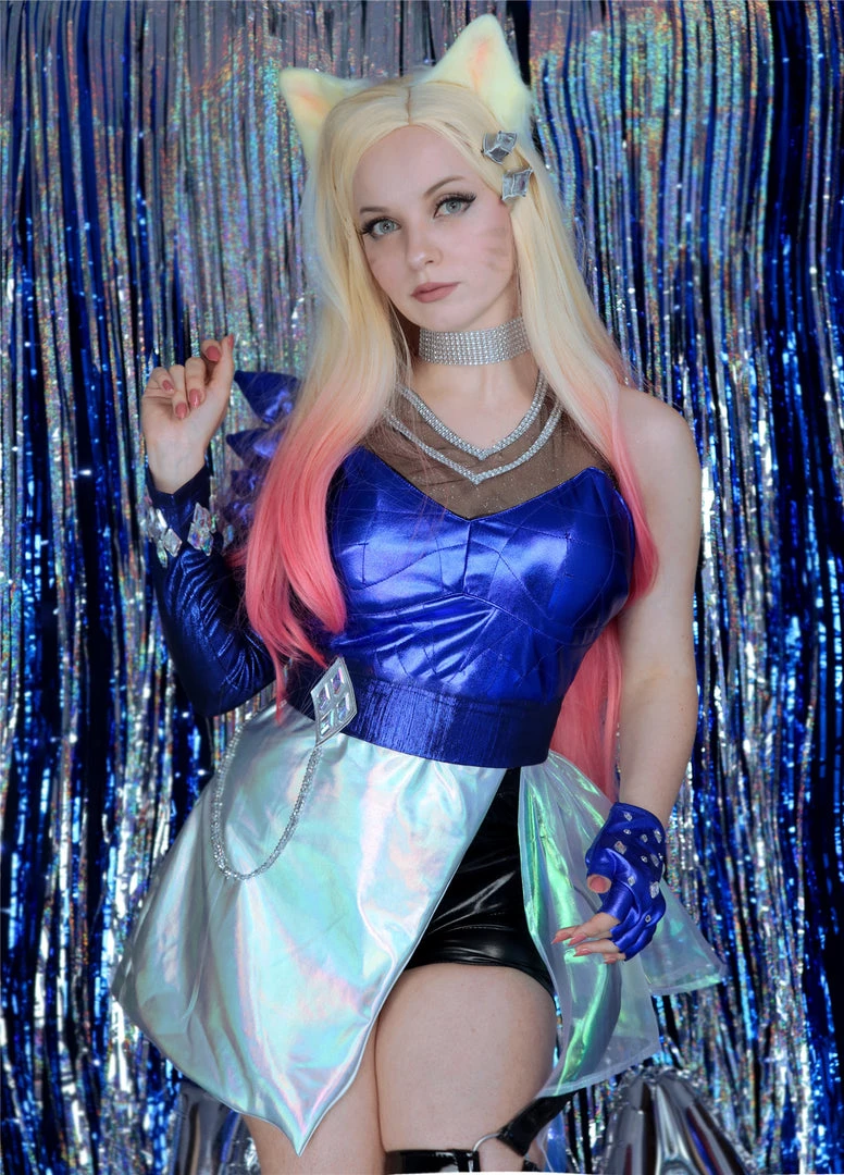 NewCosplay League Of Legends LOL KDA Ahri The Nine-Tailed Fox Women Dress Outfits Halloween Carnival Suit Cosplay Costume New Arrivals 13 NewCosplay League Of Legends LOL KDA Ahri The Nine-Tailed Fox Women Dress Outfits Halloween Carnival Suit Cosplay Costume New Arrivals