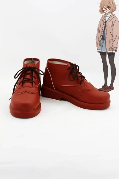 NewCosplay Beyond The Boundary Mirai Kuriyama Cosplay Shoes New Arrivals 3 NewCosplay Beyond The Boundary Mirai Kuriyama Cosplay Shoes New Arrivals