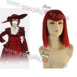 NewCosplay New Arrivals Black Butler Kuroshitsuji Angelina Red Cosplay Wig