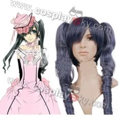 NewCosplay New Arrivals Black Butler Kuroshitsuji Ciel Phantomhive Curly Cosplay Wig