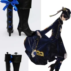NewCosplay Black Butler Grell Cosplay Boots Shoes New New Arrivals