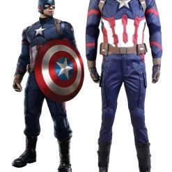 NewCosplay Captain America: Civil War Steve Rogers Uniform Cosplay Costume New Arrivals