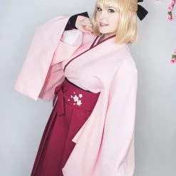 NewCosplay Fate Grand Order Sakura Saber Kimono Cosplay Costume 23 NewCosplay Fate Grand Order Sakura Saber Kimono Cosplay Costume