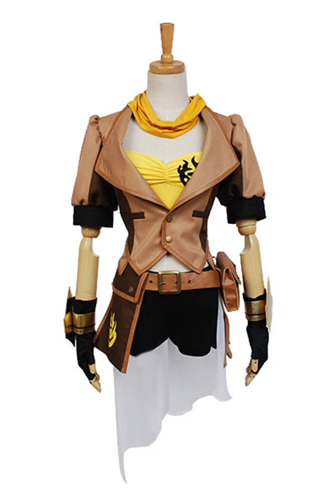 NewCosplay New Arrivals RWBY Rooster Teeth Yellow Trailer Yang Xiao Long Cosplay Costume 3 NewCosplay New Arrivals RWBY Rooster Teeth Yellow Trailer Yang Xiao Long Cosplay Costume