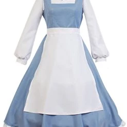 NewCosplay Beauty And Beast The Maid Gown Apron Dress Outfit Cosplay Costume New Arrivals 7 NewCosplay Beauty And Beast The Maid Gown Apron Dress Outfit Cosplay Costume New Arrivals