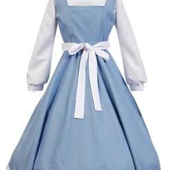 NewCosplay Beauty And Beast The Maid Gown Apron Dress Outfit Cosplay Costume New Arrivals 9 NewCosplay Beauty And Beast The Maid Gown Apron Dress Outfit Cosplay Costume New Arrivals
