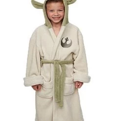 NewCosplay Star Wars Yoda Jedi Ears Fleece Bathrobe Kids Robe New Arrivals