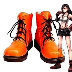 NewCosplay Final Fantasy 7 Tifa Lockhart Cosplay Boots Shoes