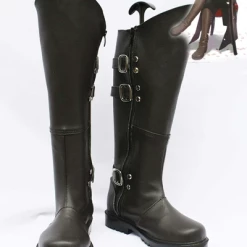 NewCosplay Hakuoki Hijikata Toshizo Cosplay Boots Shoes New Arrivals