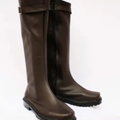 NewCosplay Hakuoki Nagakura Shinpachi Cosplay Boots Shoes