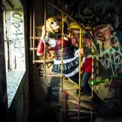 NewCosplay Batman: Arkham Knight Harley Quinn Dress Cosplay Costume