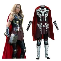 Fansholiday Kids Children Thor: Love And Thunder Jane Foster Cosplay Costume Jumpsuit Outfits New Arrivals