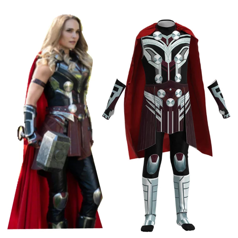 Fansholiday Kids Children Thor: Love And Thunder Jane Foster Cosplay Costume Jumpsuit Outfits New Arrivals 3 Fansholiday Kids Children Thor: Love And Thunder Jane Foster Cosplay Costume Jumpsuit Outfits New Arrivals