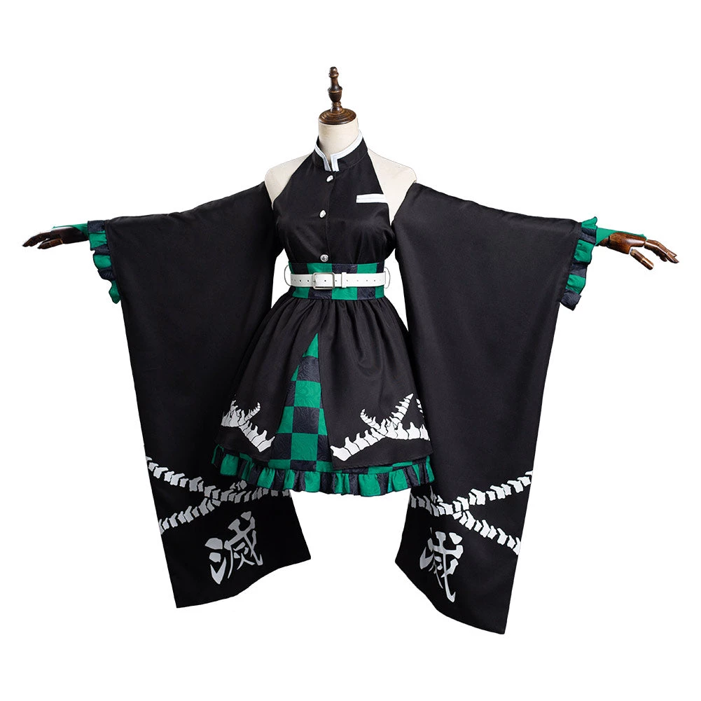 CosplaySky Kamado Tanjiro Demon Slayer Halloween Kimono Original Design Cosplay Costume 16 CosplaySky Kamado Tanjiro Demon Slayer Halloween Kimono Original Design Cosplay Costume