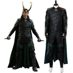 NewCosplay New Arrivals Thor 3 Ragnarok Loki Outfit Whole Set Cosplay Costume